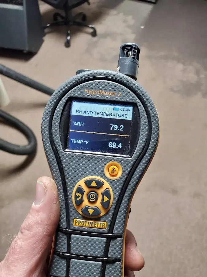 Moisture meter humidity assessment for Mold Remediation & Removal in New Freedom